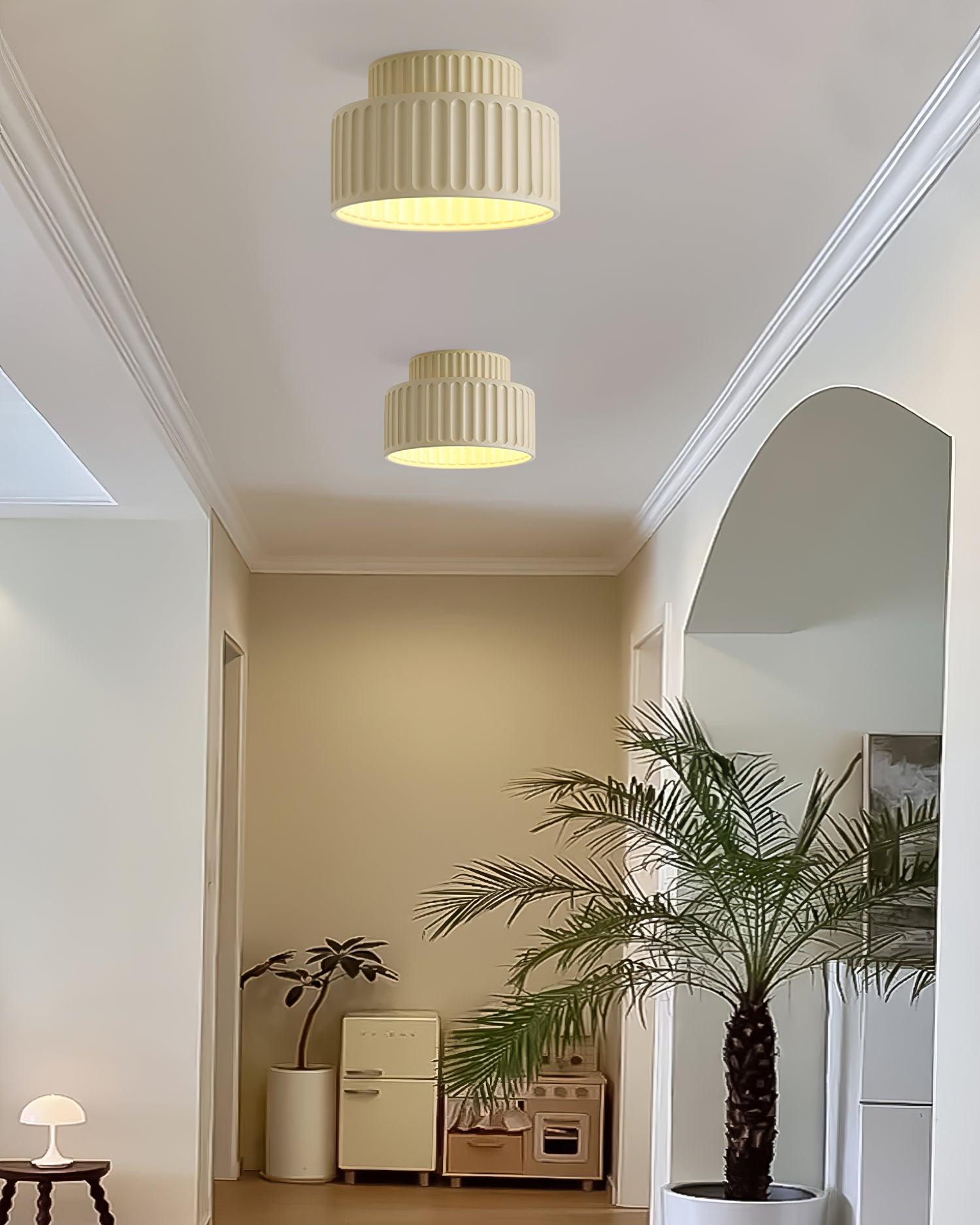 WINTHROP VINTAGE GLASS DOME CEILING LIGHT