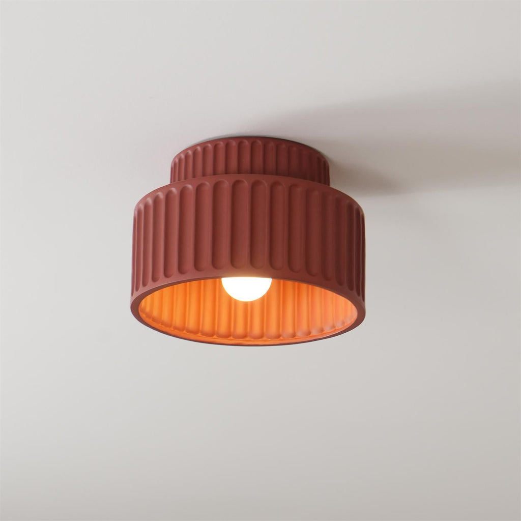 WINTHROP VINTAGE GLASS DOME CEILING LIGHT