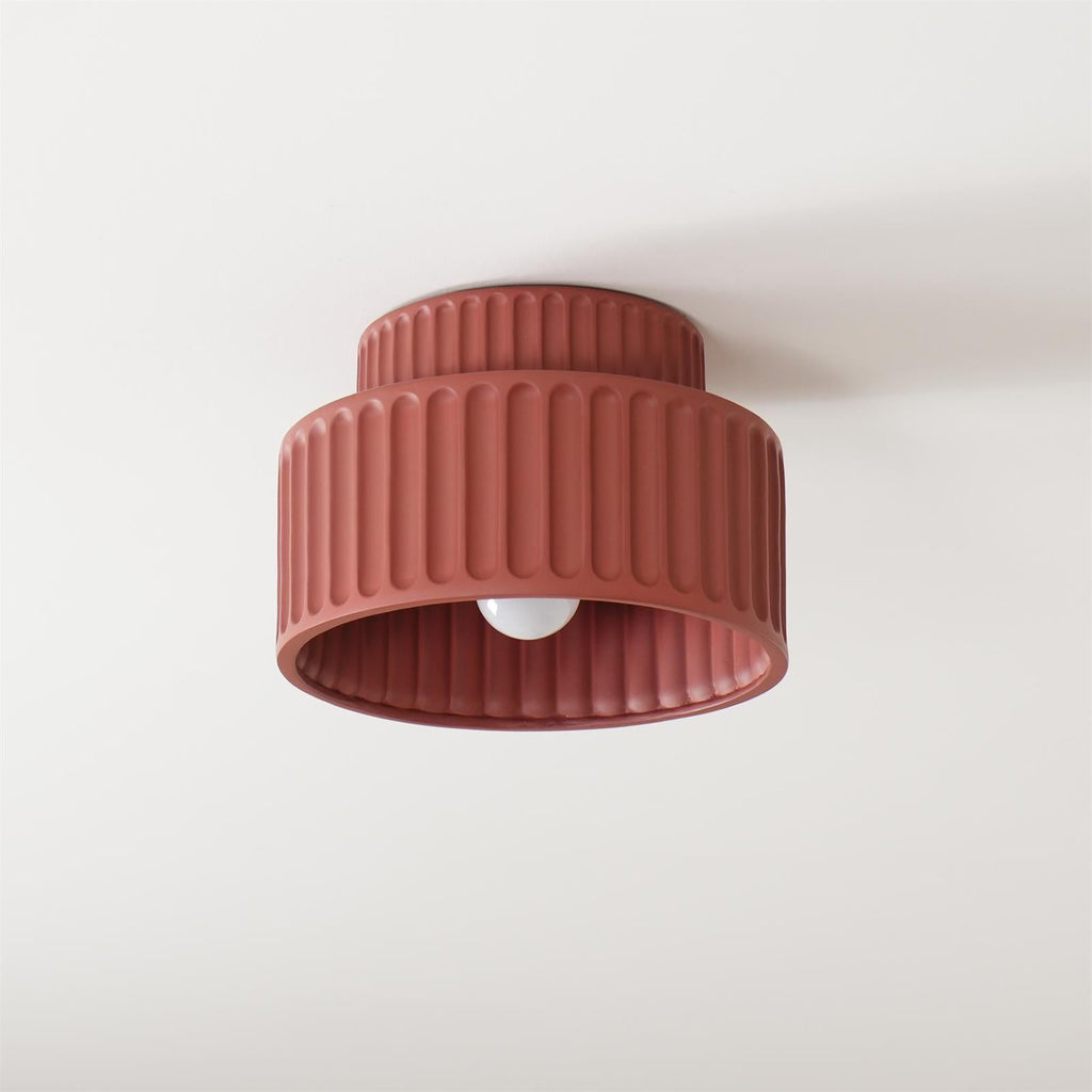 WINTHROP VINTAGE GLASS DOME CEILING LIGHT