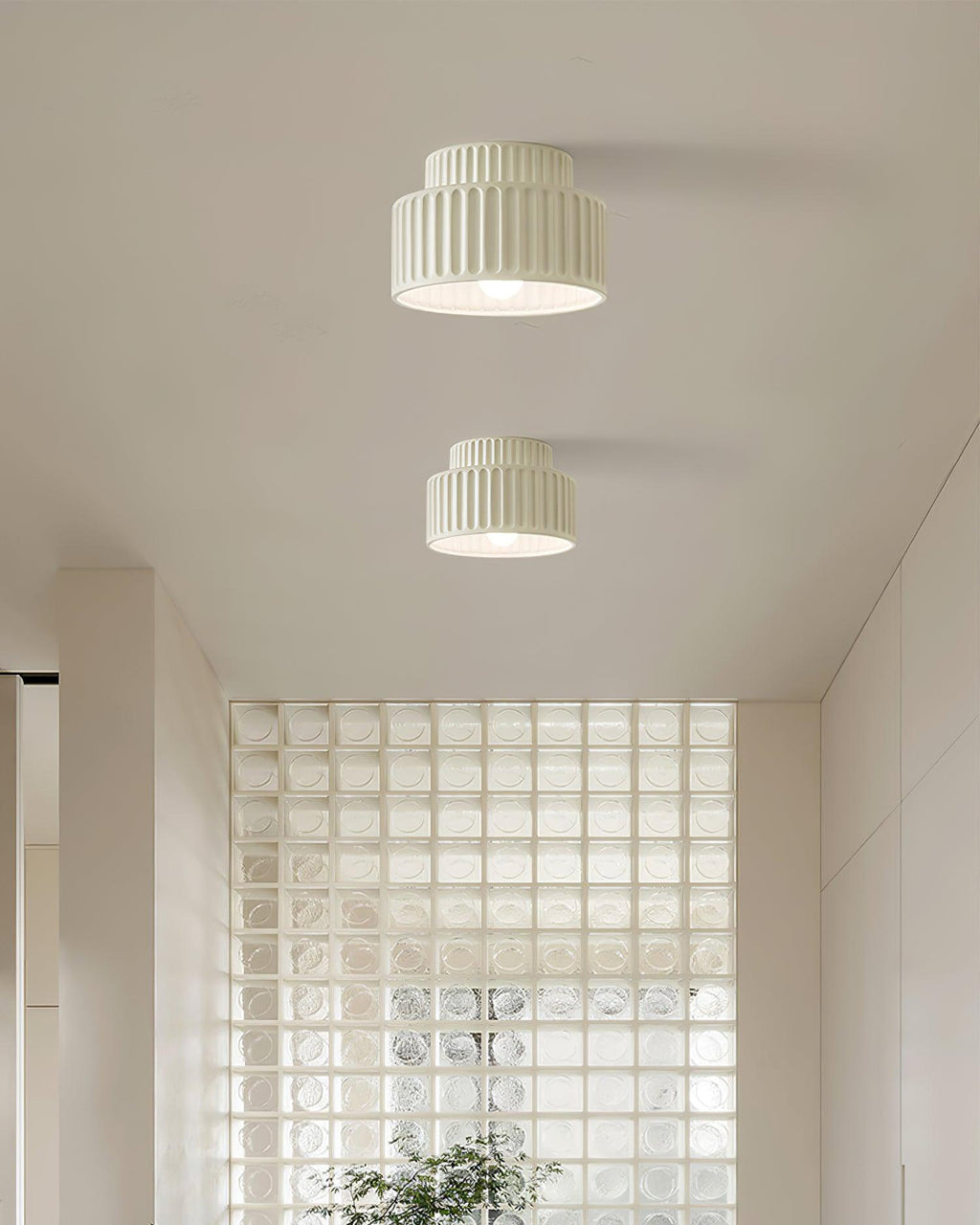 WINTHROP VINTAGE GLASS DOME CEILING LIGHT