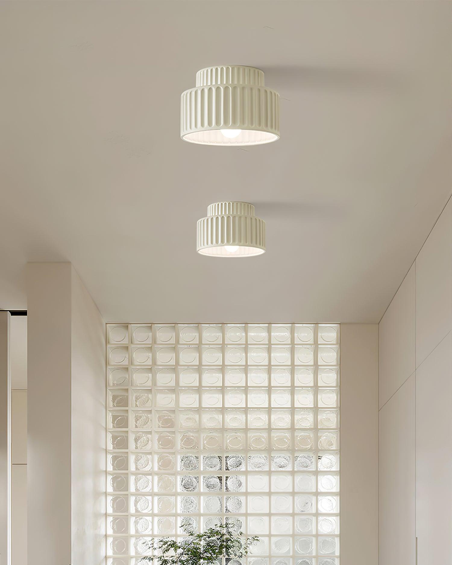WINTHROP VINTAGE GLASS DOME CEILING LIGHT