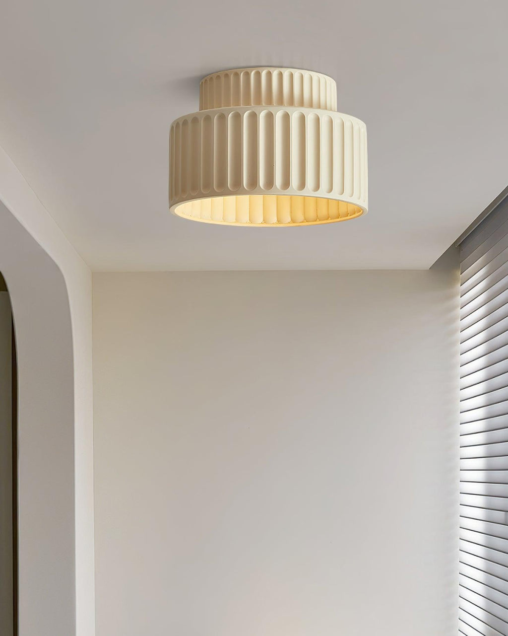 WINTHROP VINTAGE GLASS DOME CEILING LIGHT