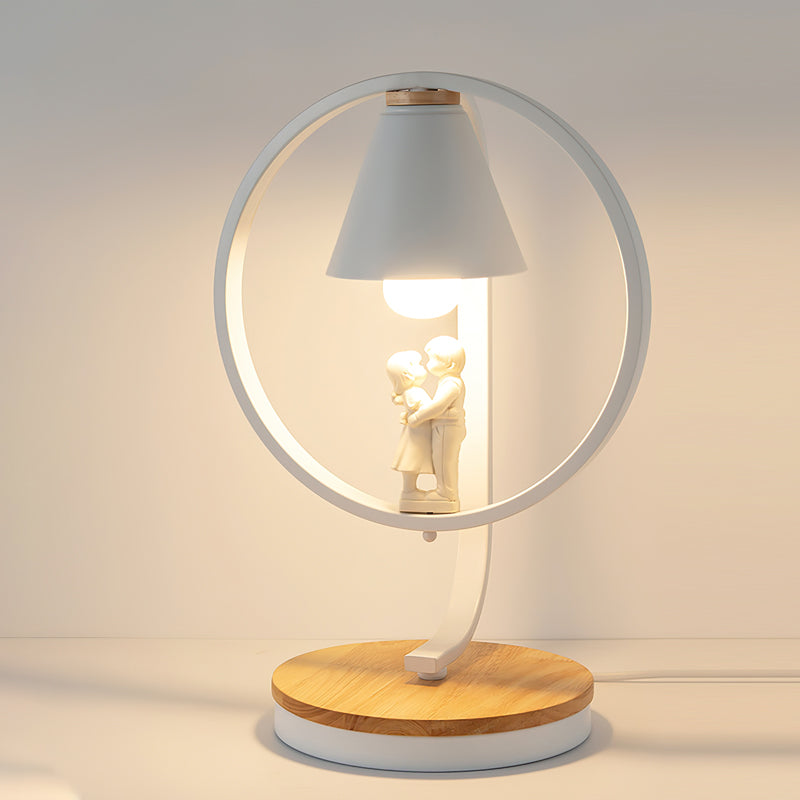 WINTHROP FROSTED GLASS TABLE LAMP