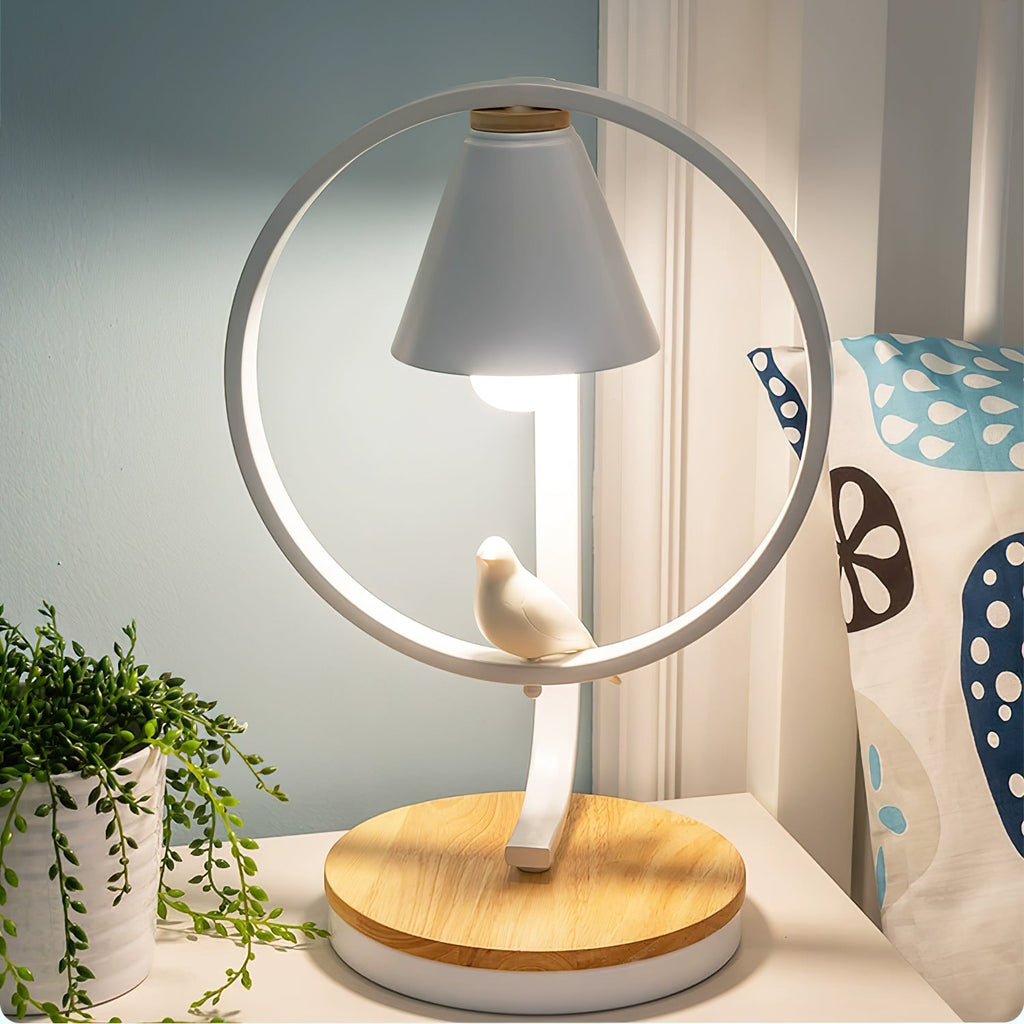 WINTHROP FROSTED GLASS TABLE LAMP
