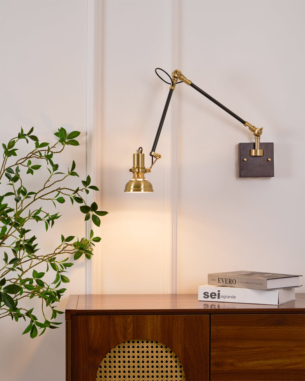 FENWICK ADJUSTABLE ARM WALL LIGHT