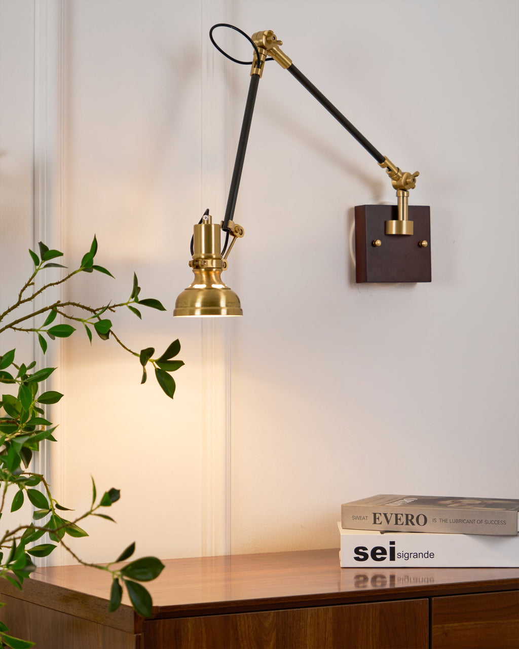 FENWICK ADJUSTABLE ARM WALL LIGHT