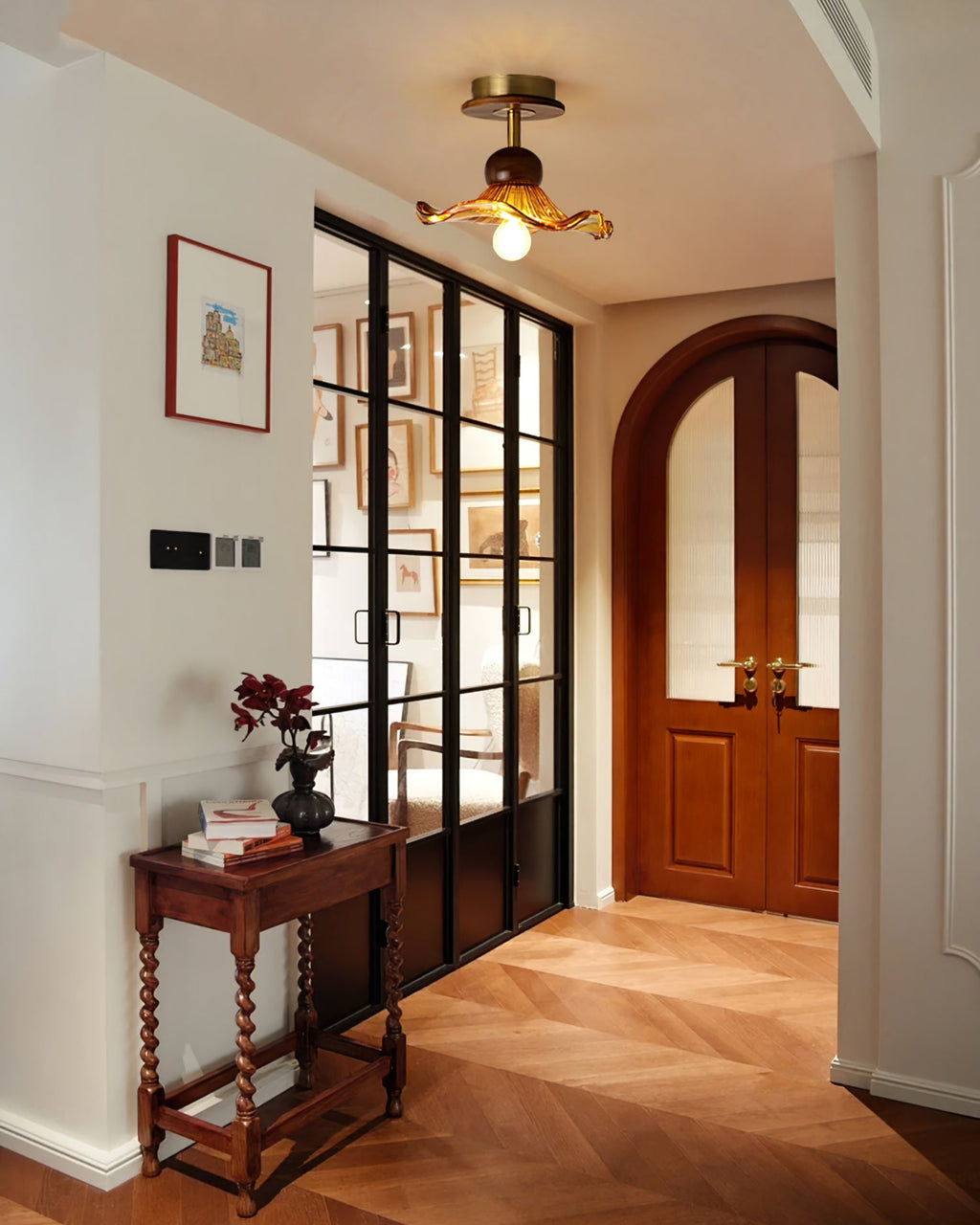 ALDERSON KAPOK WOODEN CANOPY LIGHT