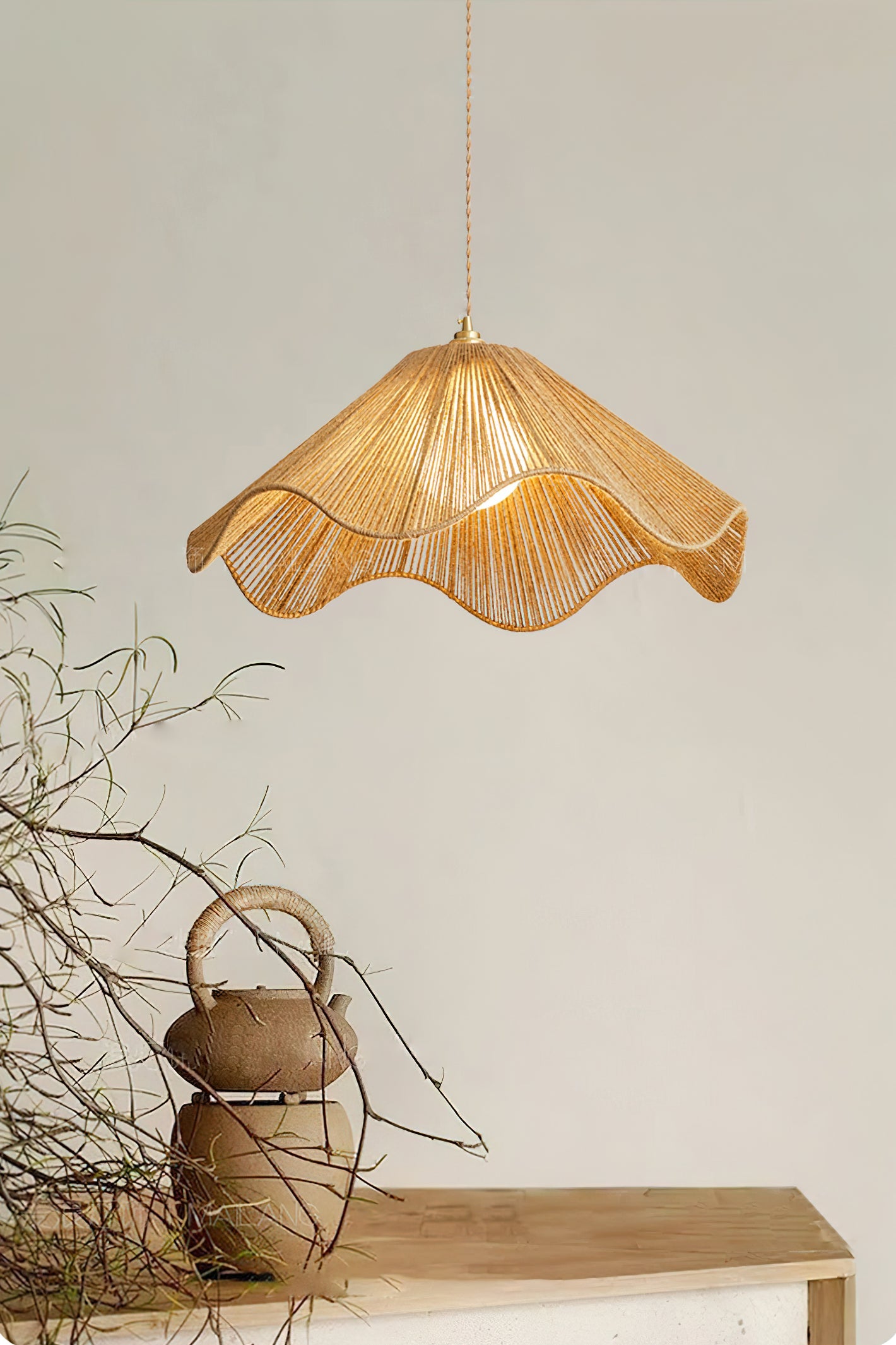FENWICK ARTISANAL GLASS DROP LIGHT