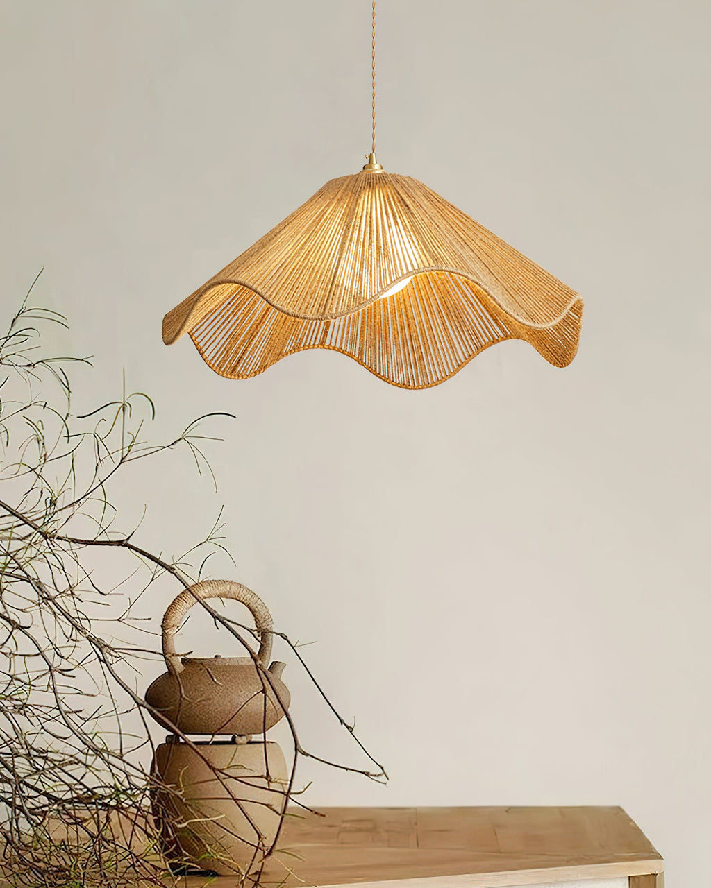 FENWICK ARTISANAL GLASS DROP LIGHT