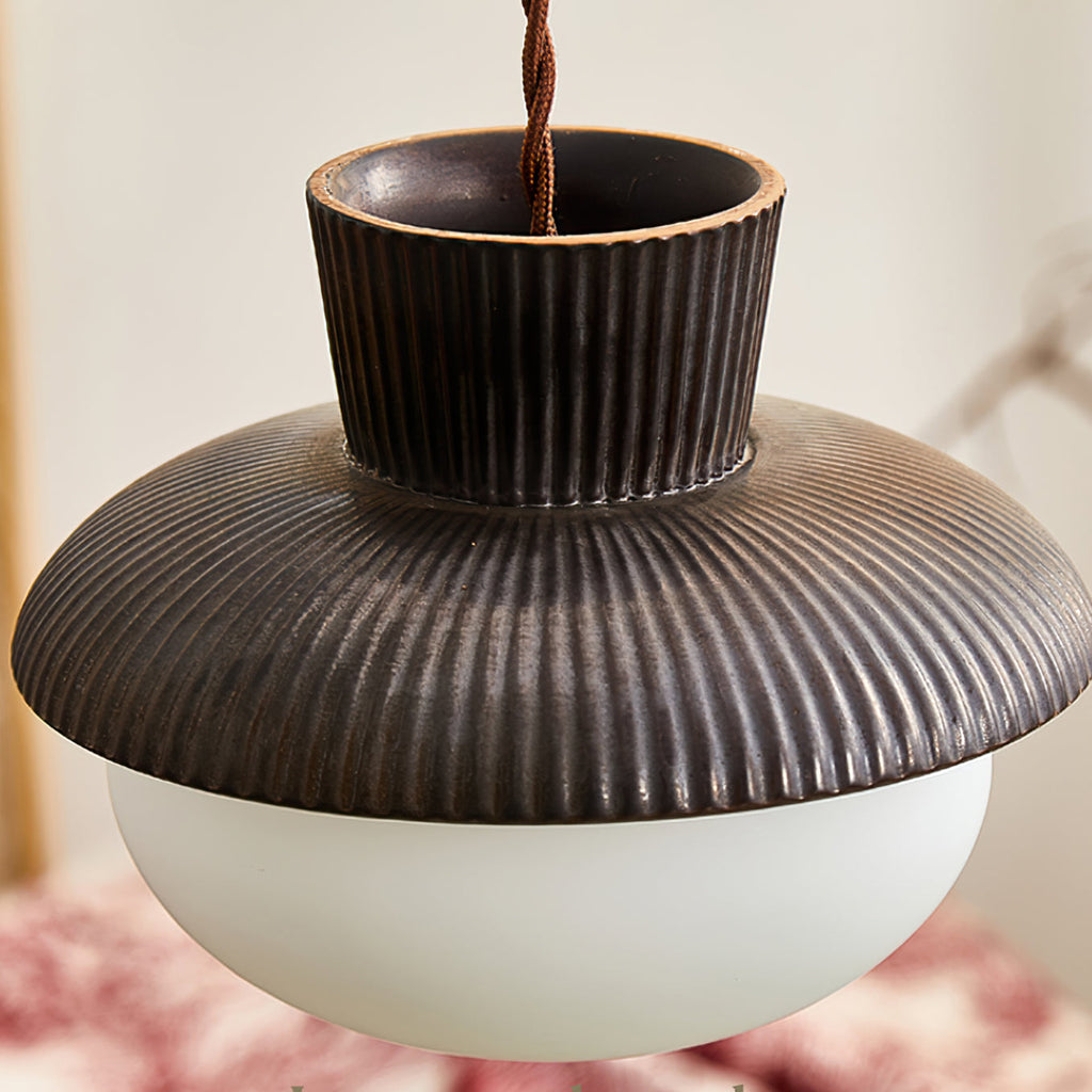 RAVENWOOD DRAPED GLASS PENDANT LIGHT