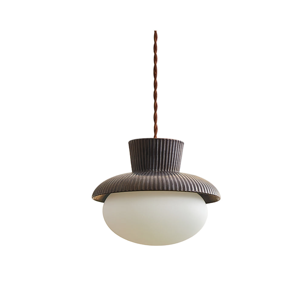 RAVENWOOD DRAPED GLASS PENDANT LIGHT