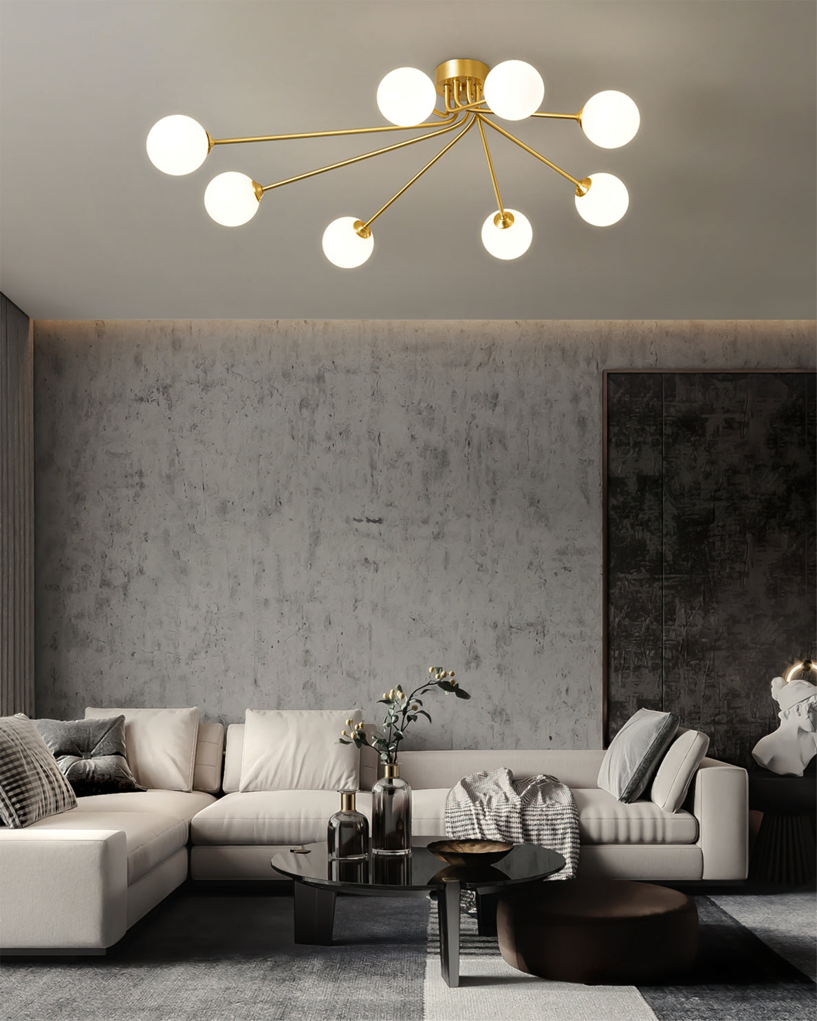 CHARLESTON GLOW ARTISAN CEILING LIGHT