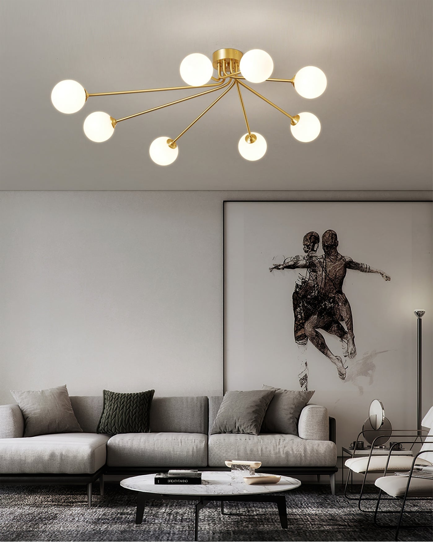 CHARLESTON GLOW ARTISAN CEILING LIGHT