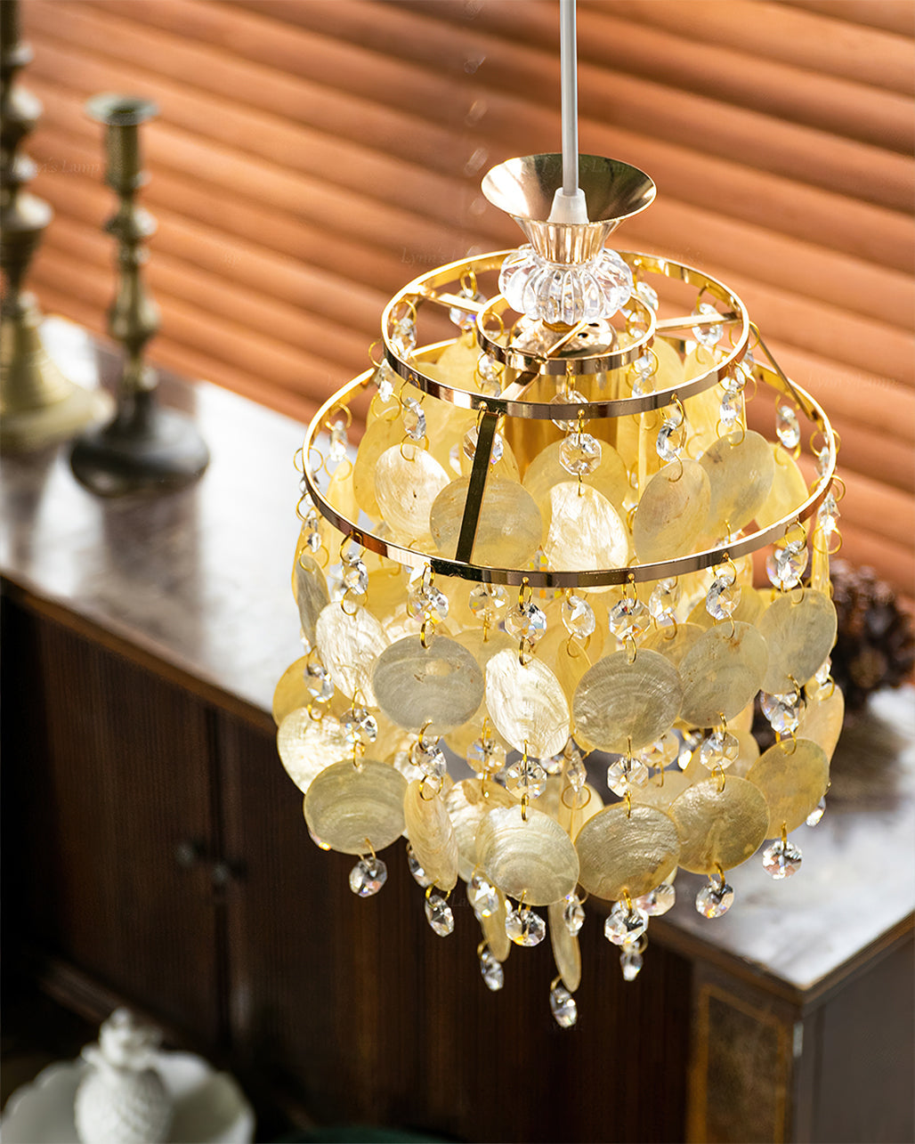 Vespera Crystal Orb Pendant