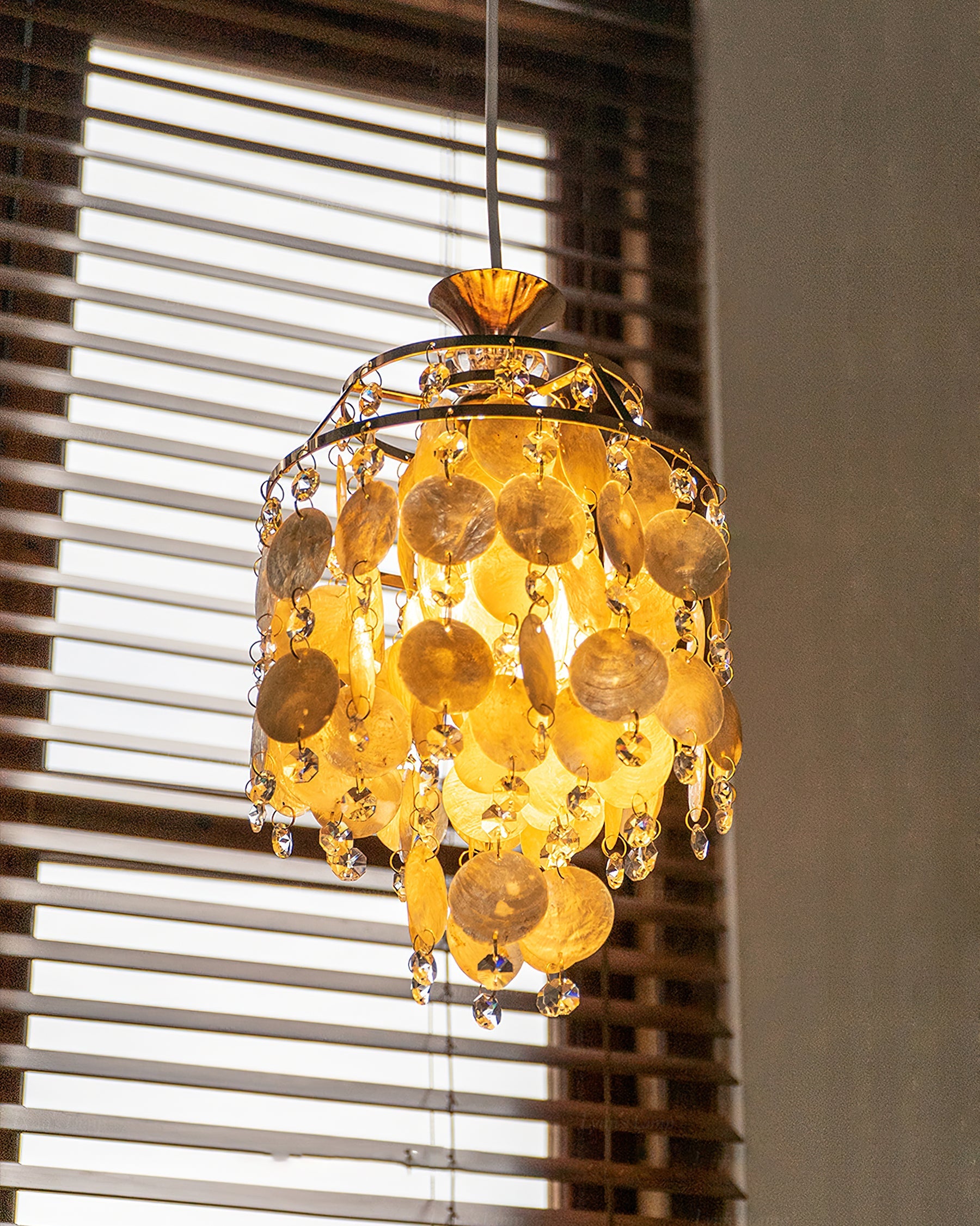 Vespera Crystal Orb Pendant