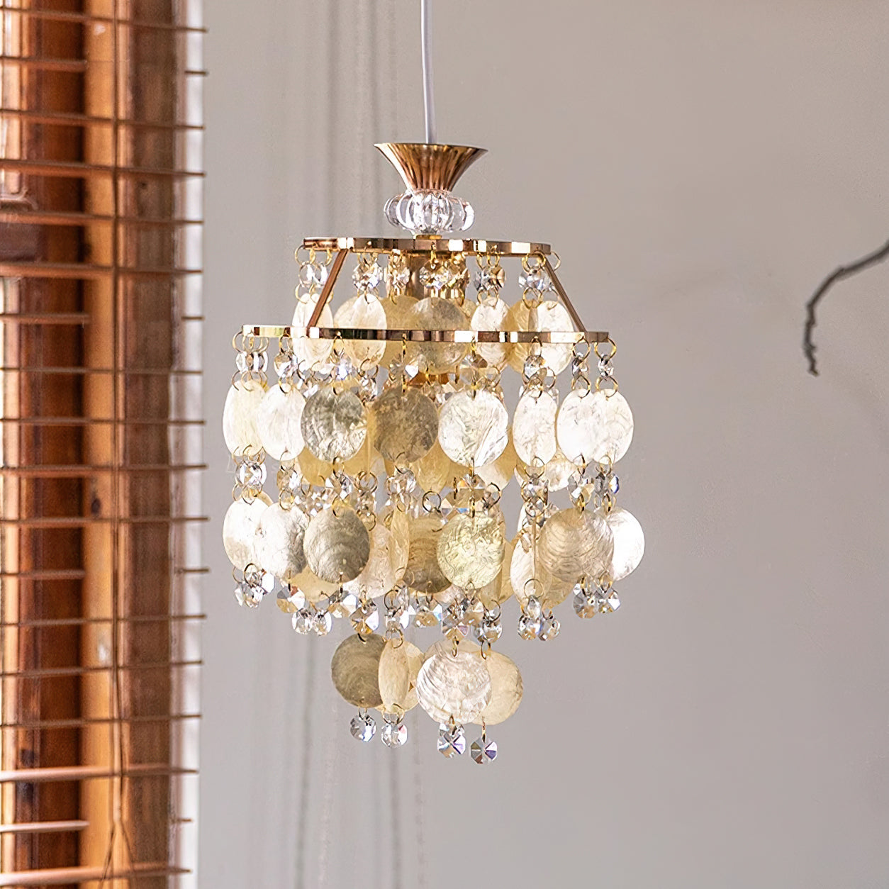 Vespera Crystal Orb Pendant