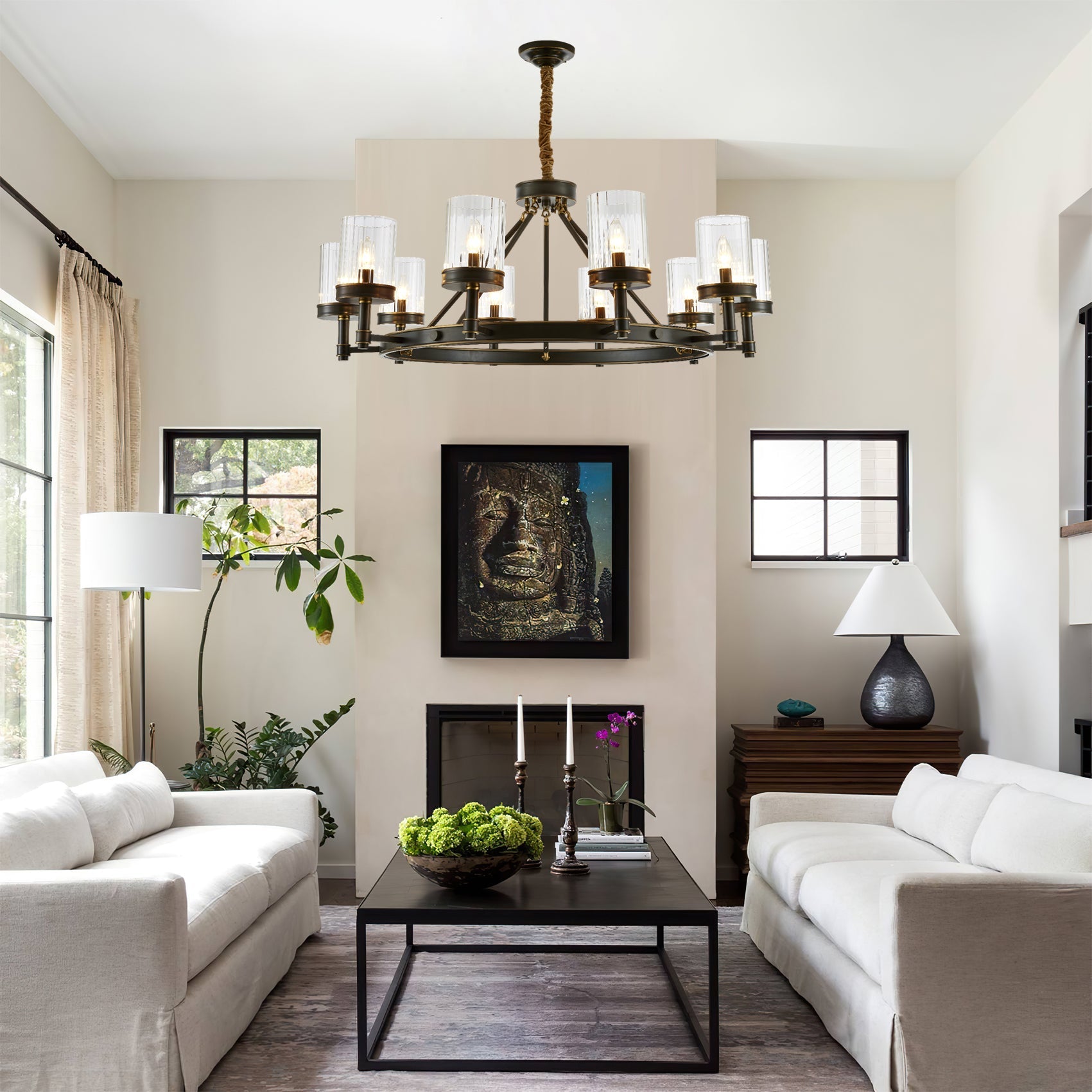 RAVENHALL CRYSTAL CROWN CHANDELIER
