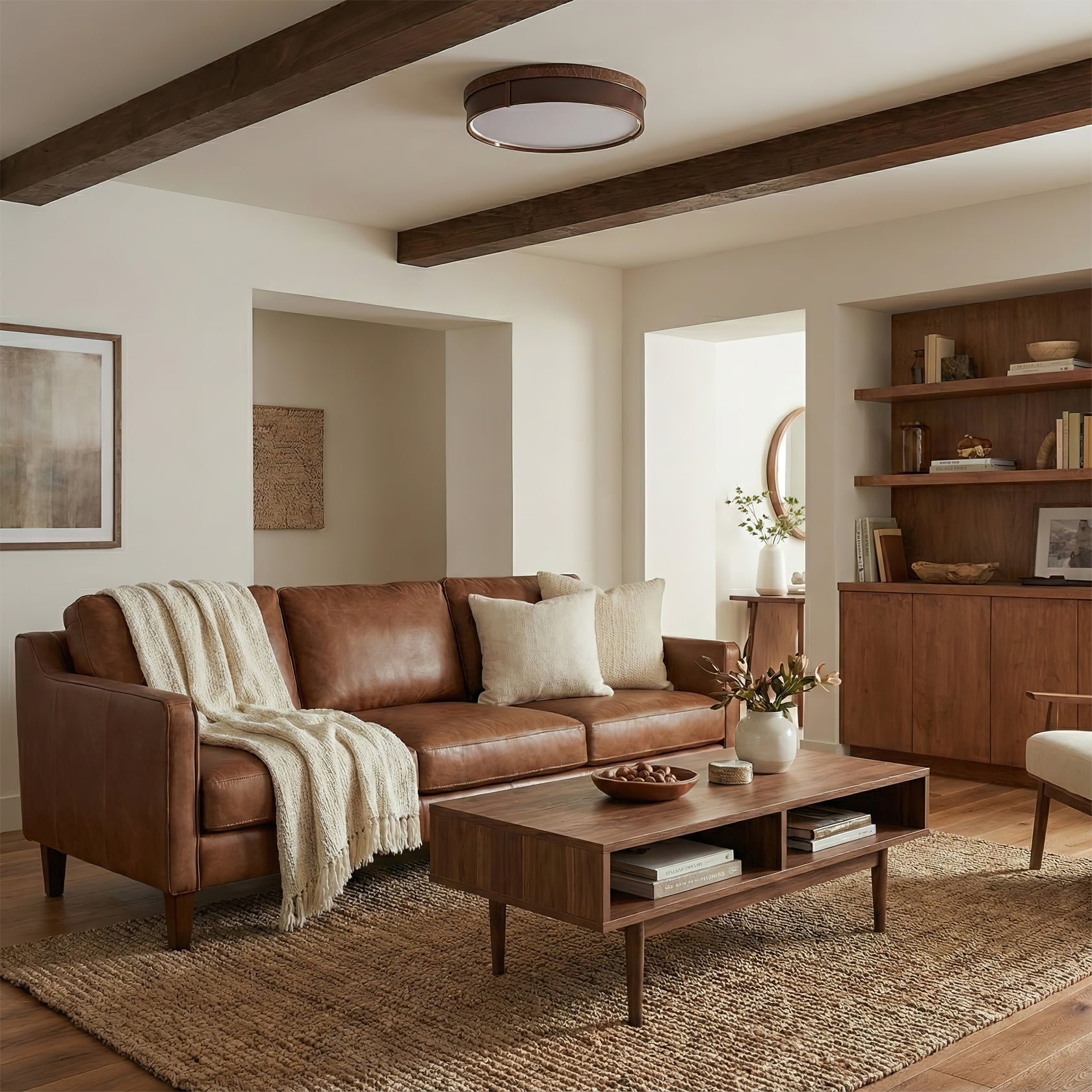CHARLESTON HARMONY FLUSH MOUNT LIGHT