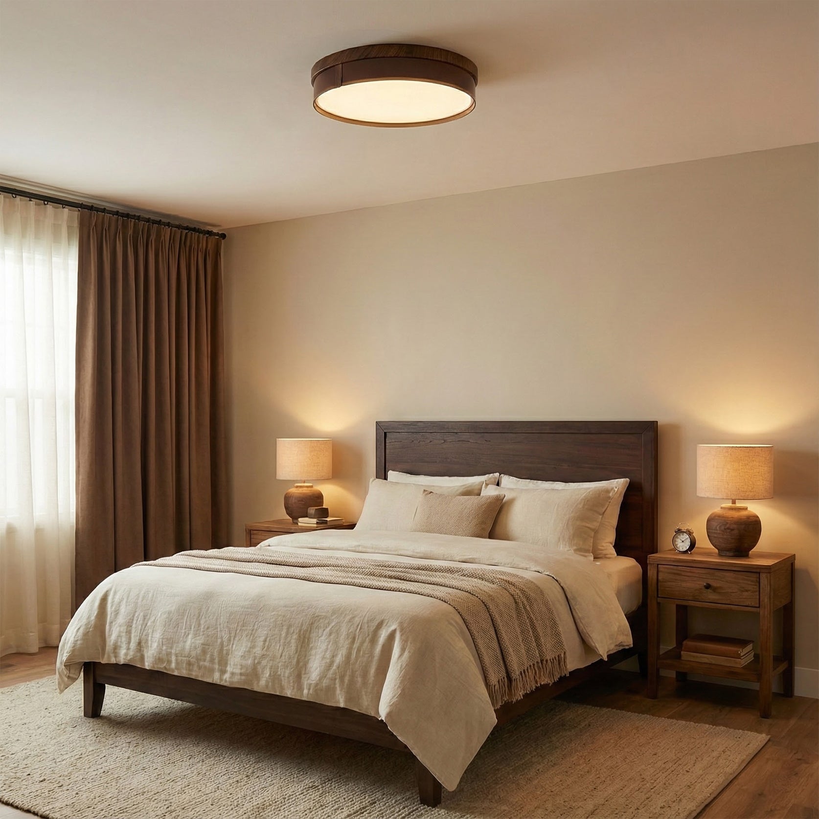 CHARLESTON HARMONY FLUSH MOUNT LIGHT
