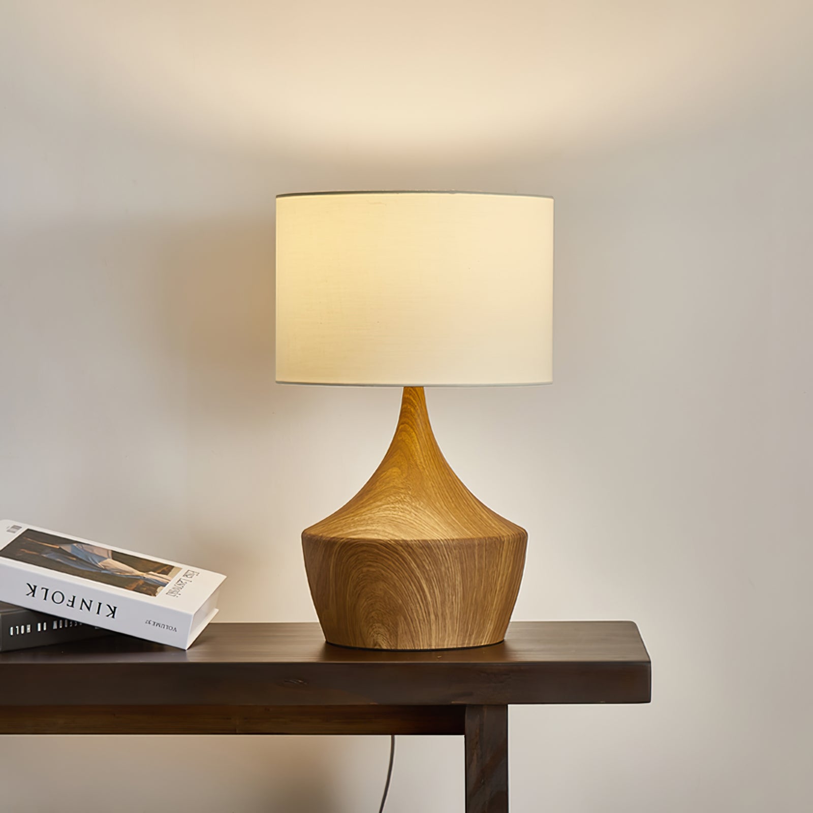 WINTHROP RUSTIC WOODEN TABLE LANTERN