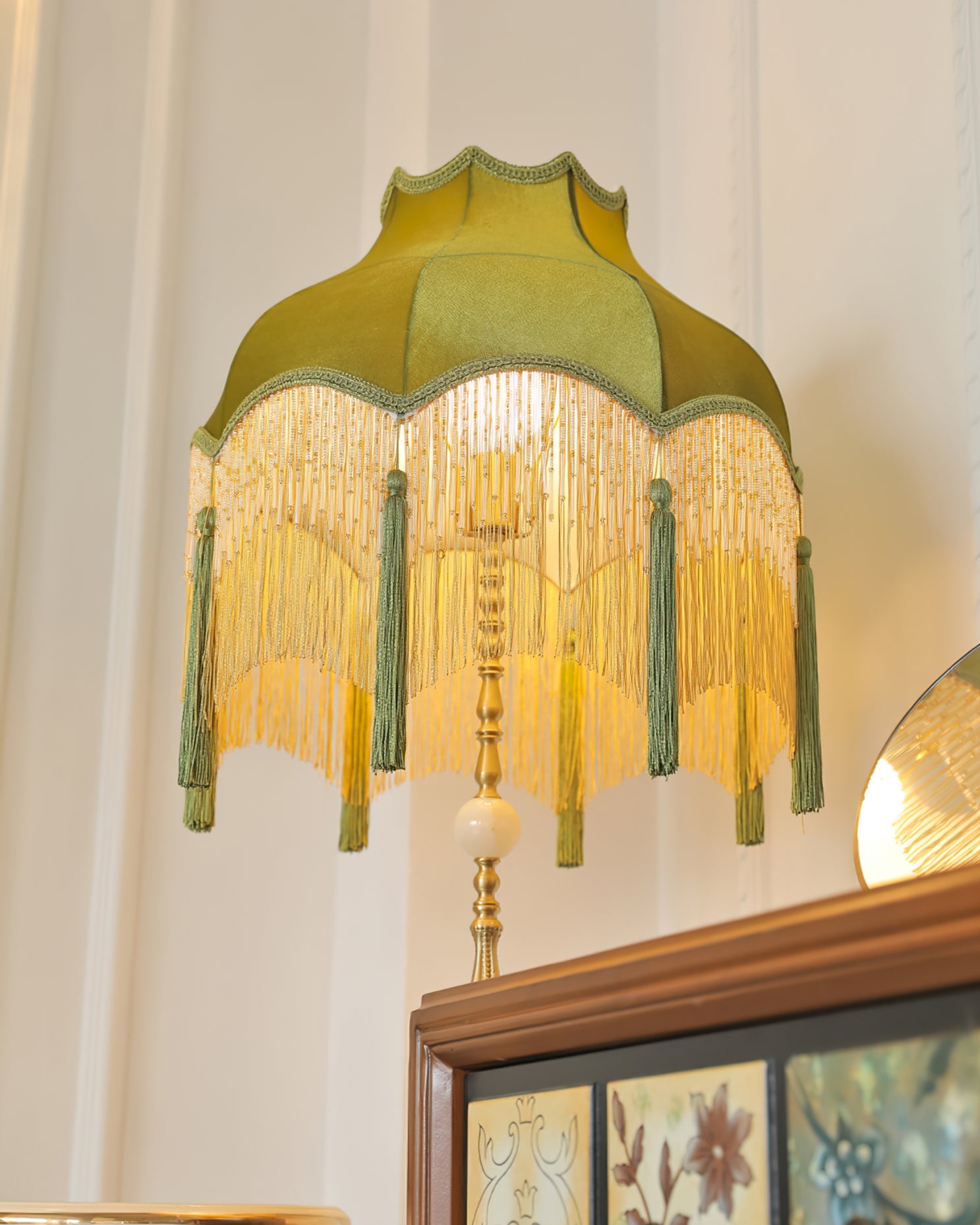 Fitzwilliam Textured Shade Floor Lantern