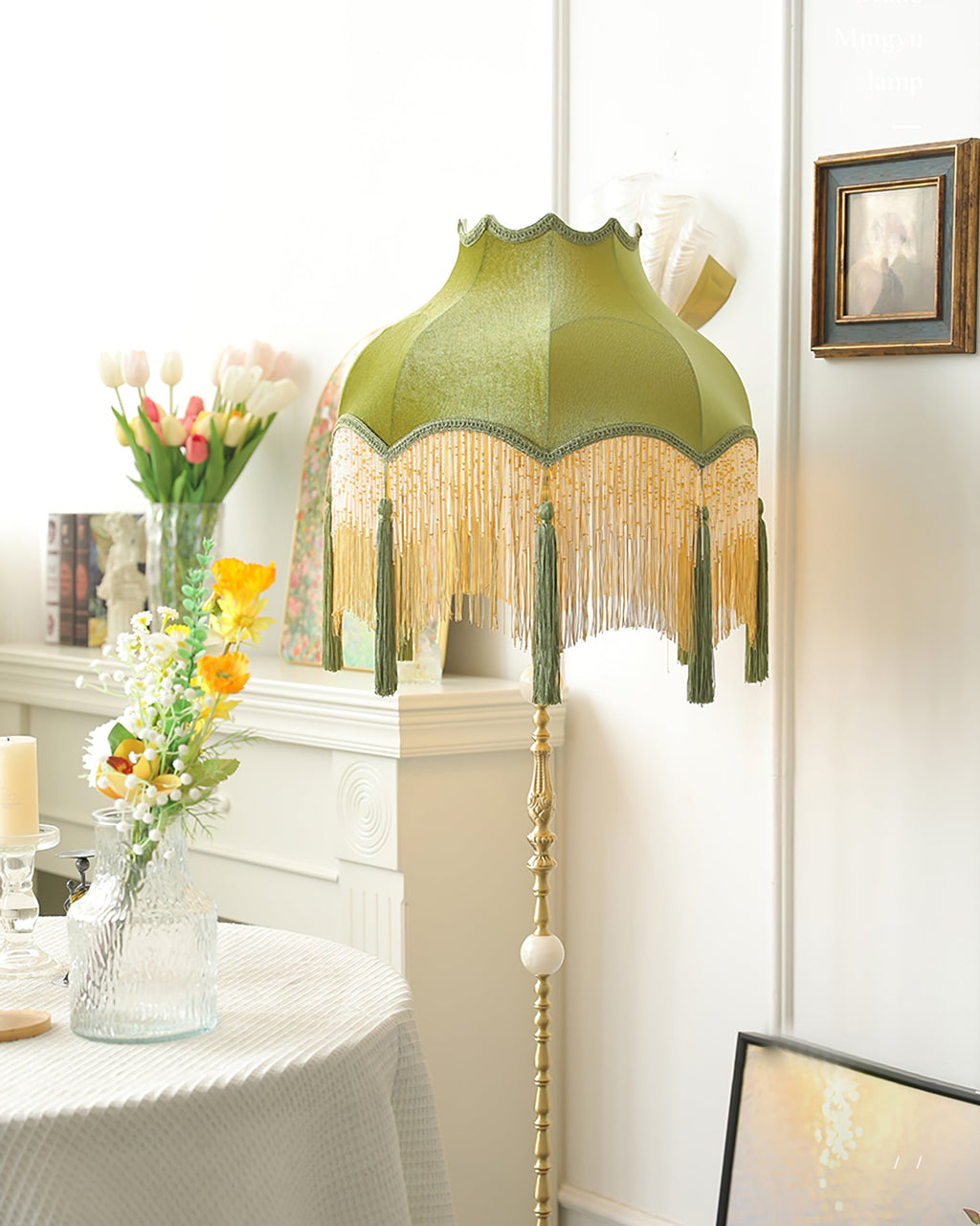 Fitzwilliam Textured Shade Floor Lantern