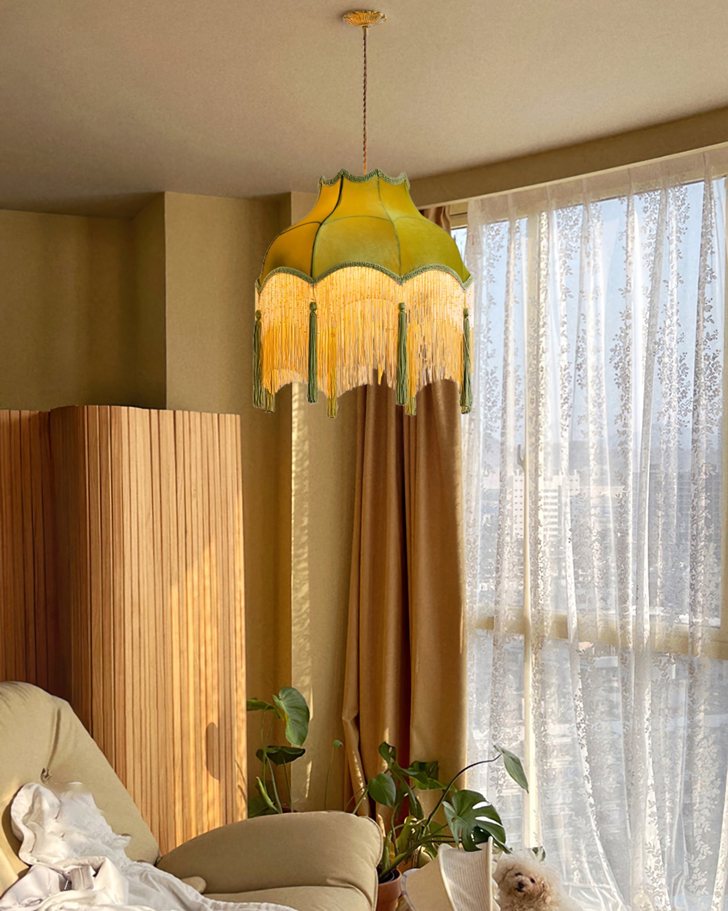 WINTHROP TEXTILE DRUM PENDANT LIGHT