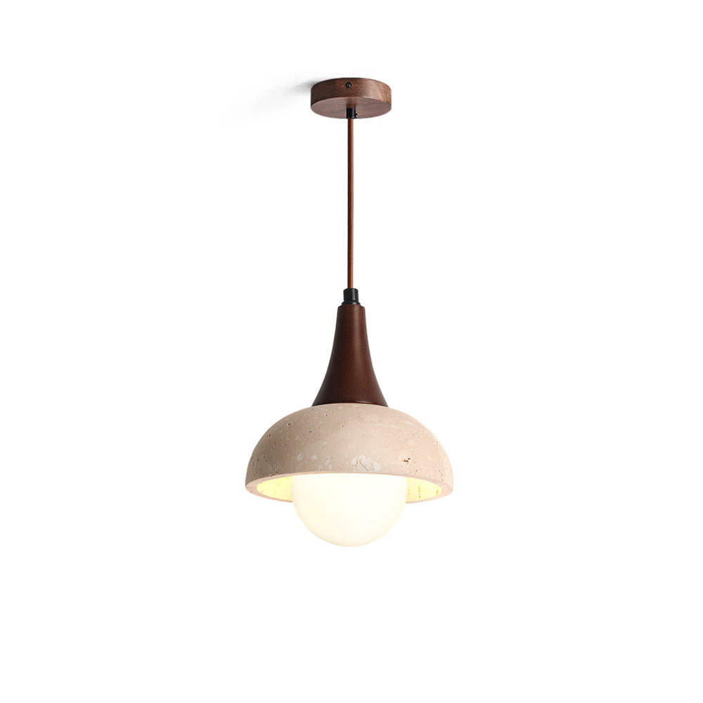 FENWICK HANGING LANTERN WITH GLASS ACCENTS
