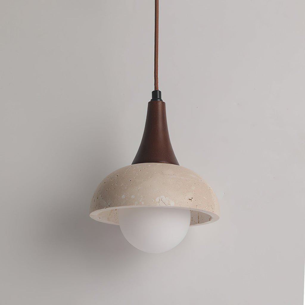 FENWICK HANGING LANTERN WITH GLASS ACCENTS