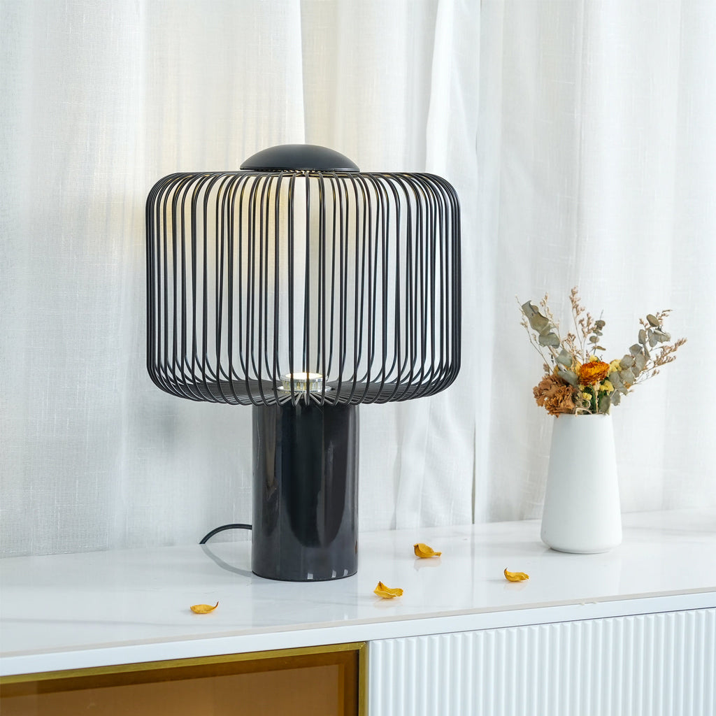 BRAMBLEWICK WOVEN LANTERN TABLE LIGHT