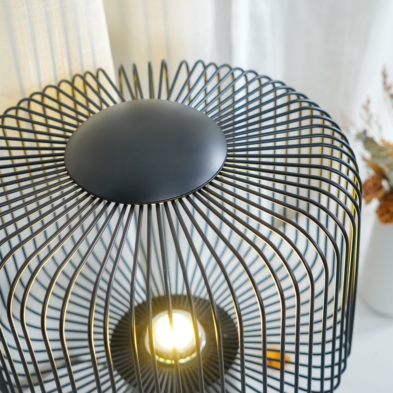 BRAMBLEWICK WOVEN LANTERN TABLE LIGHT