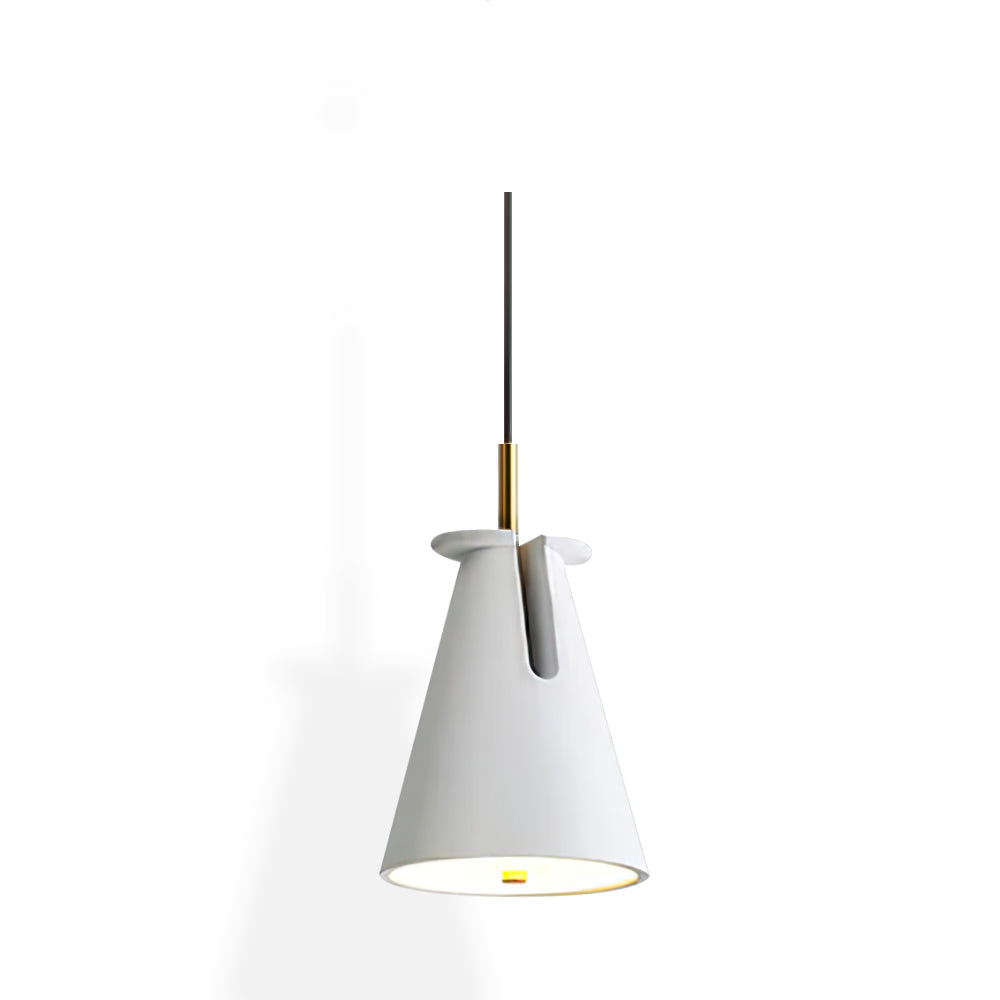 BRIDGEMAN RESIN BELL PENDANT LIGHT