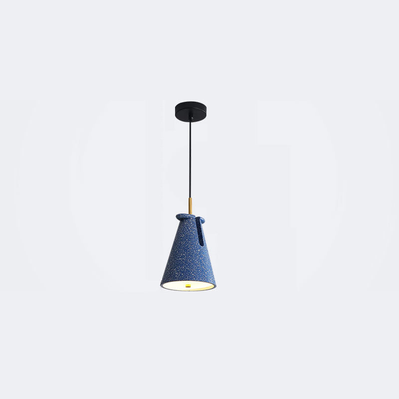 BRIDGEMAN RESIN BELL PENDANT LIGHT