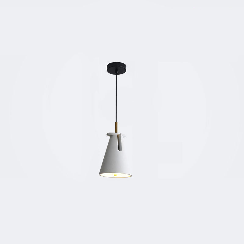 BRIDGEMAN RESIN BELL PENDANT LIGHT
