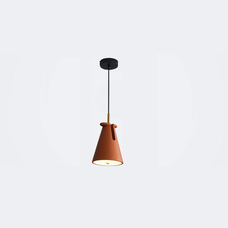 BRIDGEMAN RESIN BELL PENDANT LIGHT