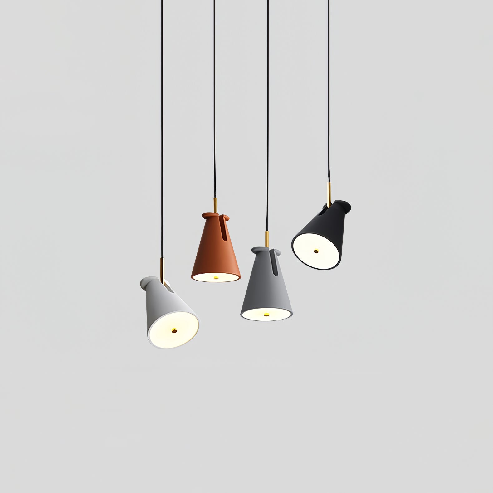 BRIDGEMAN RESIN BELL PENDANT LIGHT