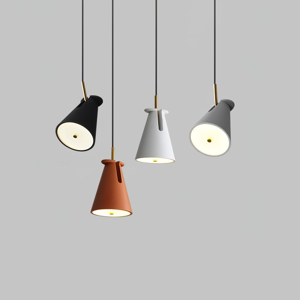 BRIDGEMAN RESIN BELL PENDANT LIGHT