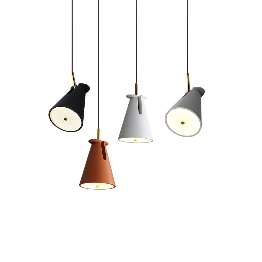 BRIDGEMAN RESIN BELL PENDANT LIGHT