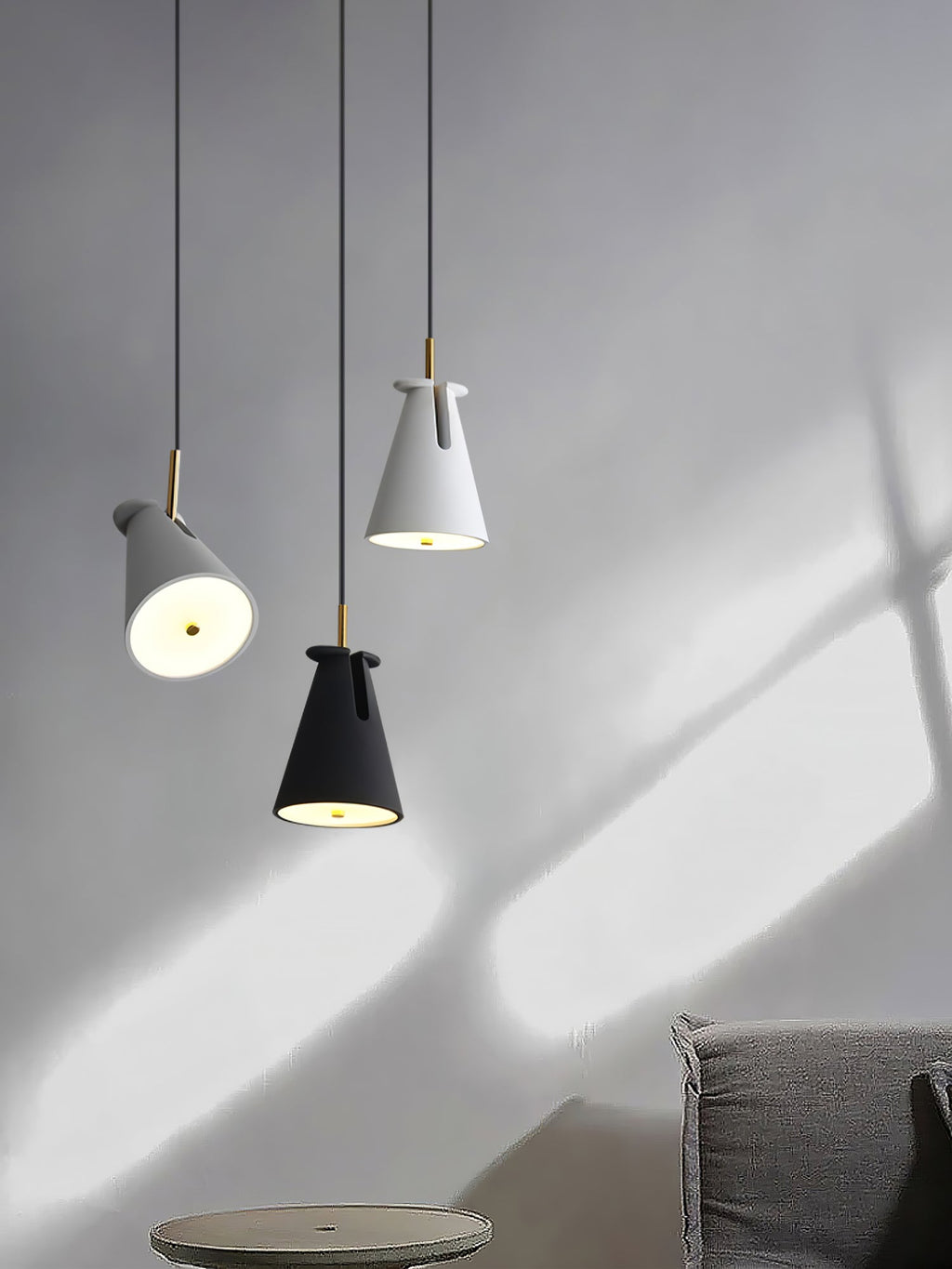 BRIDGEMAN RESIN BELL PENDANT LIGHT