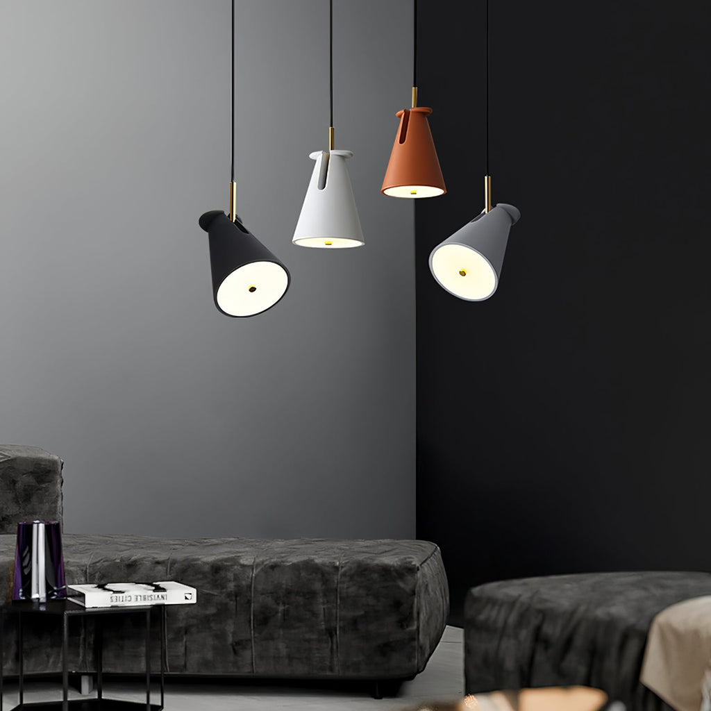 BRIDGEMAN RESIN BELL PENDANT LIGHT