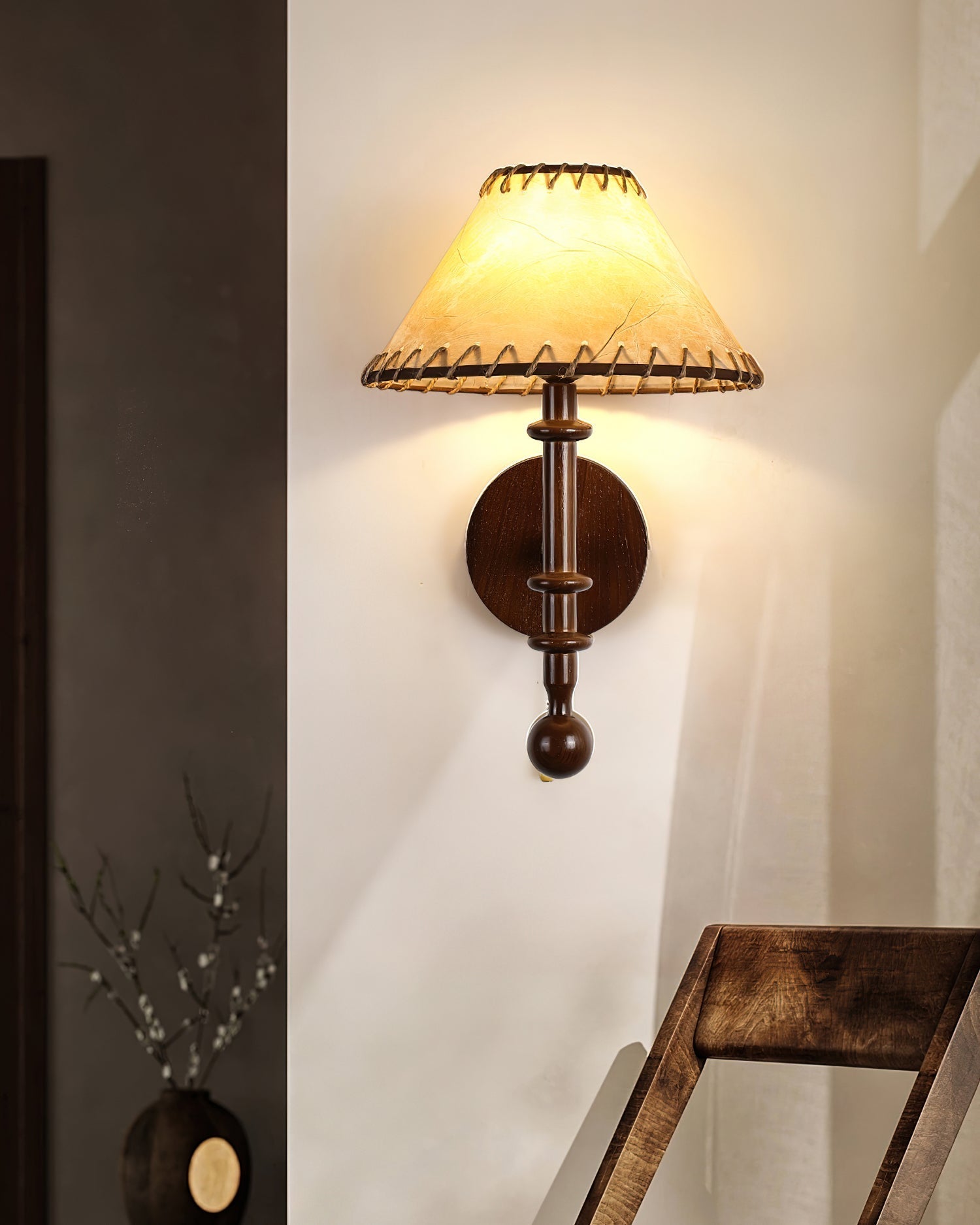 RAVENWOOD TIMBER WALL SCONCE