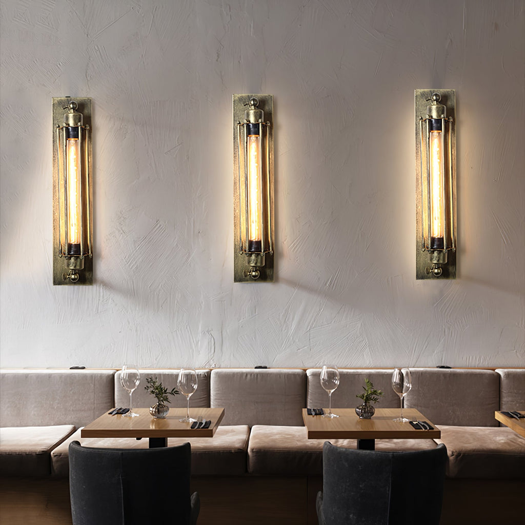 FENWICK VINTAGE BRASS WALL SCONCE