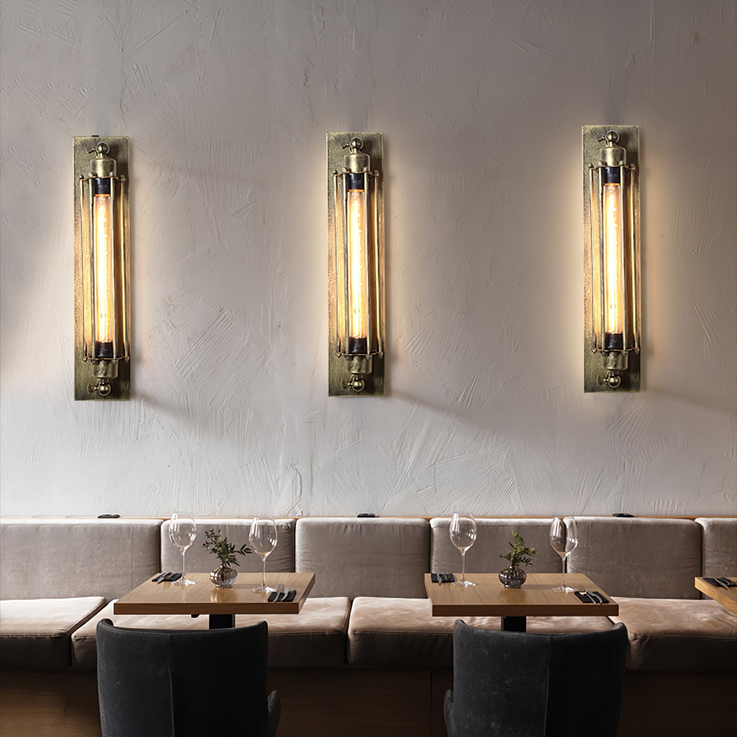FENWICK VINTAGE BRASS WALL SCONCE