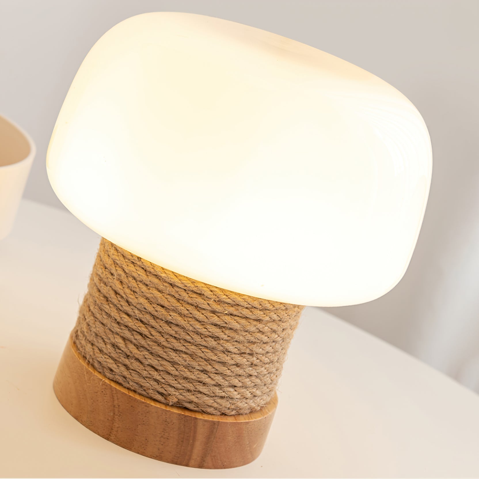 WINTHROP GLAZED CERAMIC TABLE LANTERN
