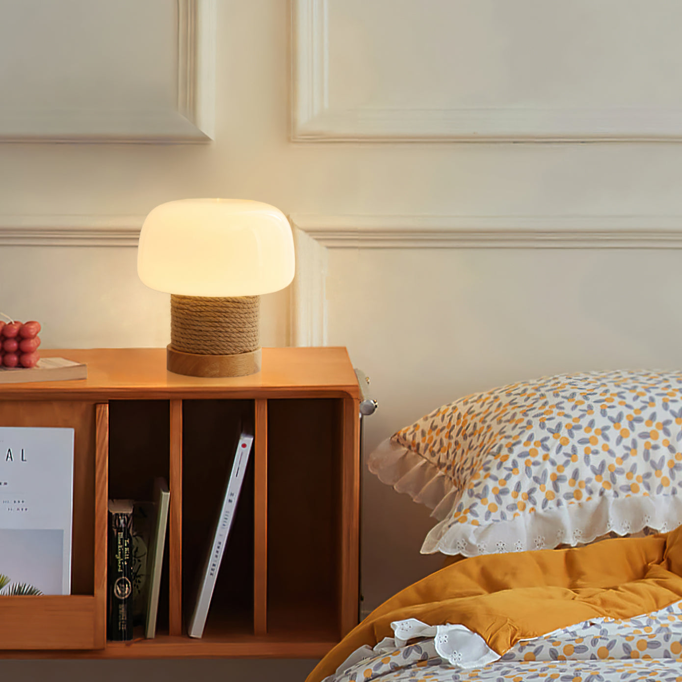 WINTHROP GLAZED CERAMIC TABLE LANTERN