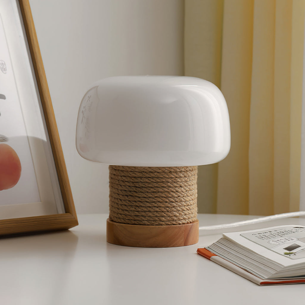 WINTHROP GLAZED CERAMIC TABLE LANTERN
