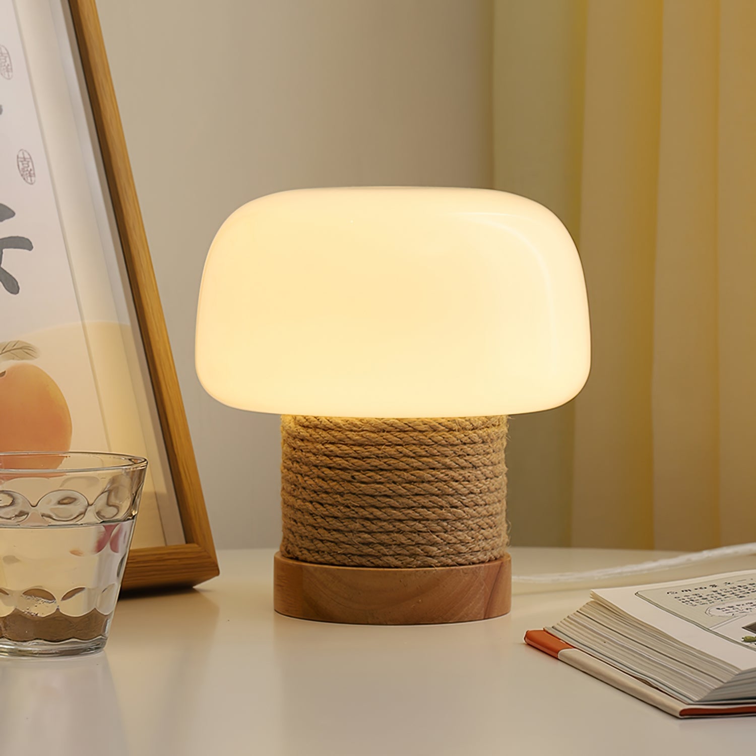 WINTHROP GLAZED CERAMIC TABLE LANTERN