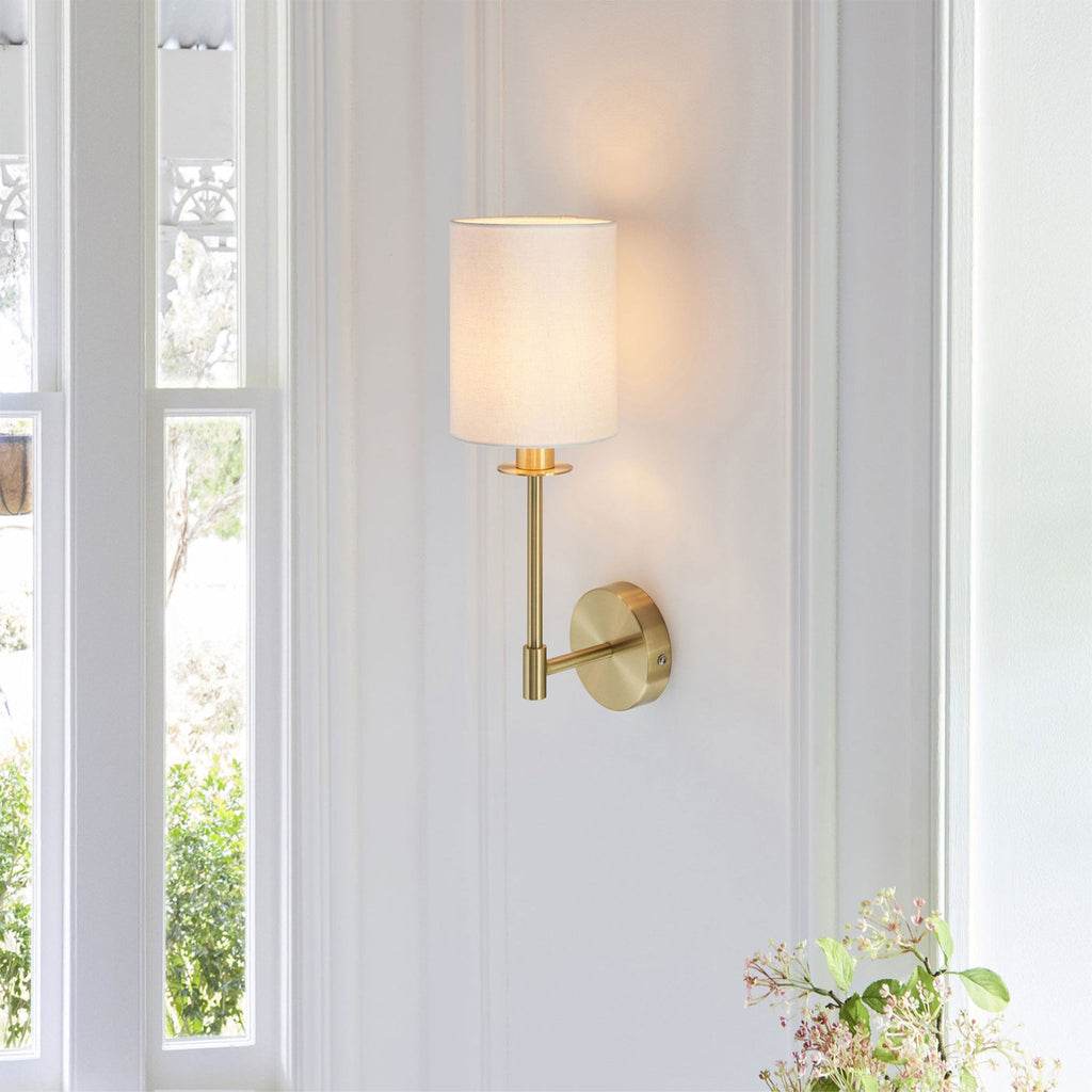 RAVENHURST VINTAGE BRASS WALL SCONCE
