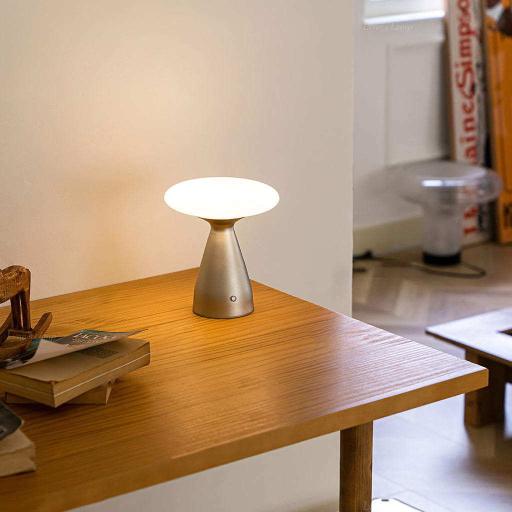 FENWICK RUSTIC BRASS TABLE LANTERN