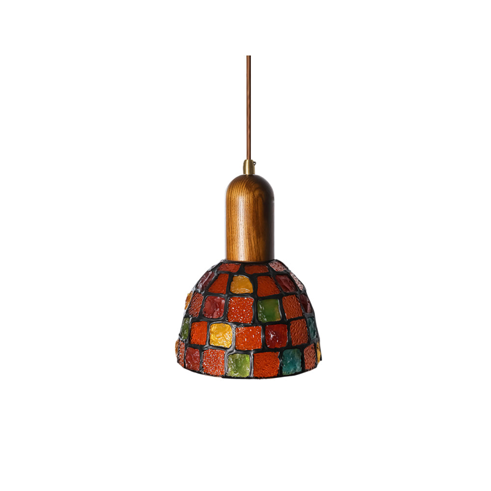 RAVENWOOD GLASS TEARDROP HANGING LANTERN